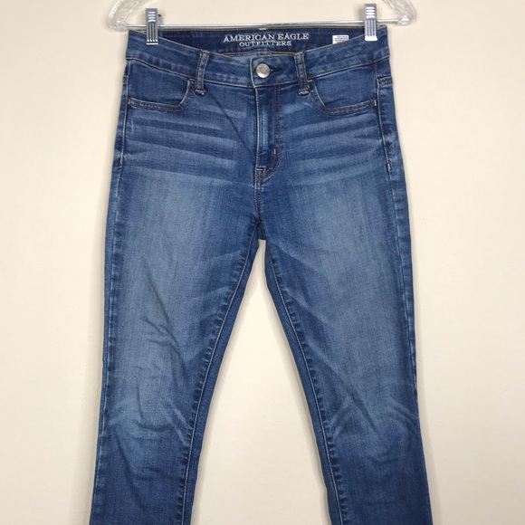 AEO Super Stretch High Rise crop Jeggings - Picture 3 of 9